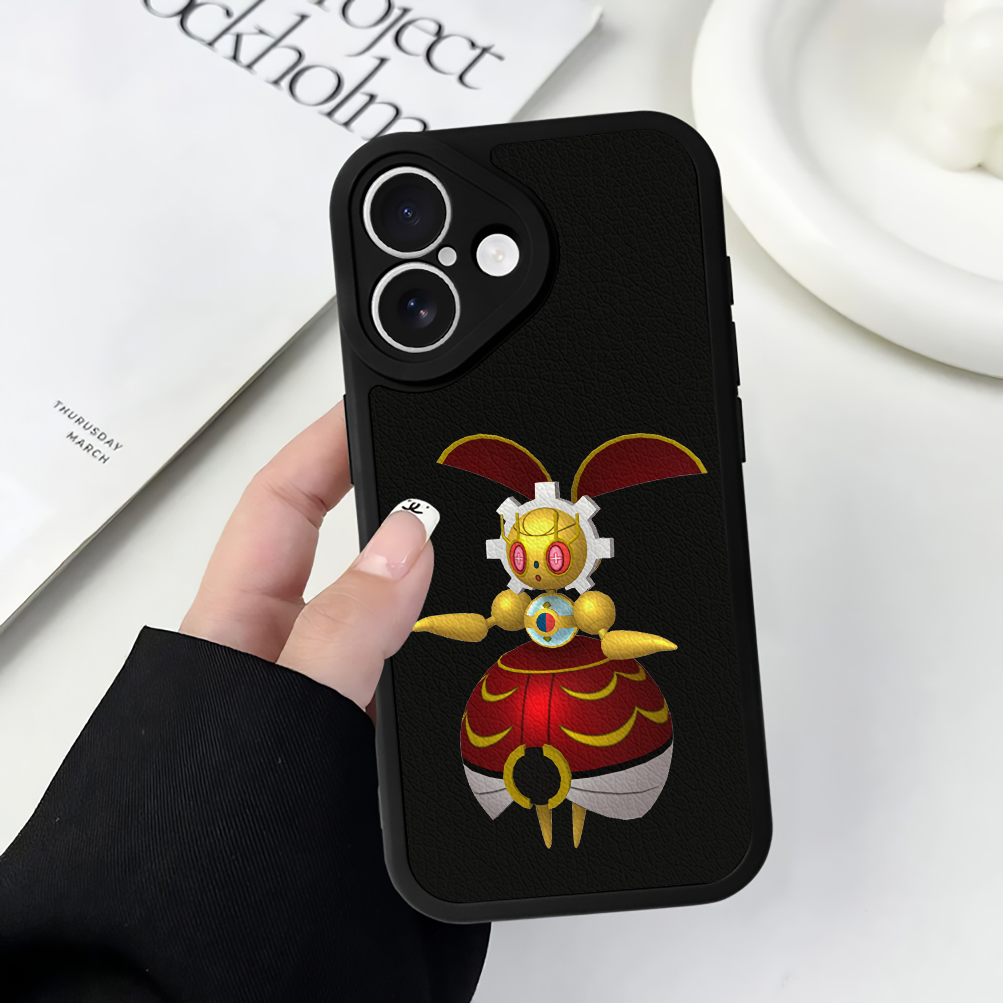 （画像用） ポケットモンスター Pokémon 【iPhone 16シリーズ対応】シリコンスマホケース（レザー調） 材質：シリコン